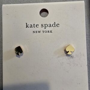 Kate Spade Gold Spade Signature Earrings